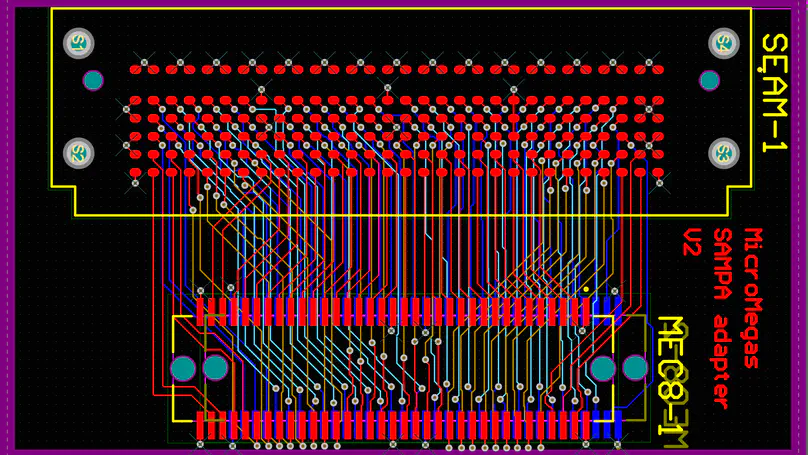 PCB Adaptors for the CLAS12 MicroMegas