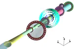 Simulating EIC Synchrotron Radiation